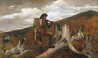 A Huntsman and Dogs, 1891