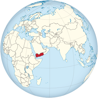 Yemen on the globe (Afro-Eurasia centered).svg