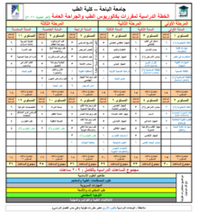 تخصصات جامعة الباحة