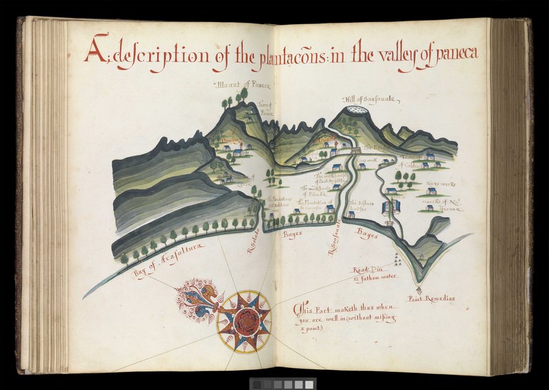 File:'A Waggoner of the South Sea describing the sea coast from Acapulco to Albermarle Isle, made by William Hack at the signe of great Britaine and Ireland in Wapping. Anno 1685'. RMG L7510-002.tiff