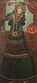 'Female Dancer', anonymous painting from Iran, Qajar period.JPG