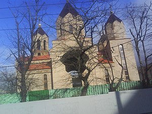 Внешний вид церкви Святого Григория Просветителя в Новороссийске