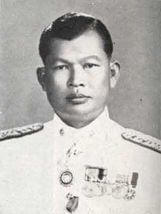 <span class="mw-page-title-main">Sangad Chaloryu</span> Thai admiral and politician (1915–1980)