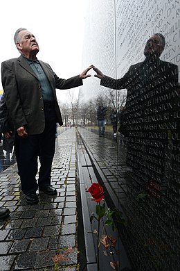 Rodela at the Vietnam Veterans Memorial in 2014 140319-D-DB155-006 (13307746414).jpg