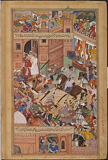 <i>Akbarnama</i> 16th-century book by Mughal historian Abul-Fazl