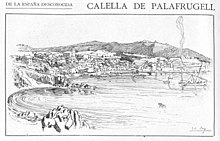 Vista de Calella de Palafrugell (La Esfera, 1924)