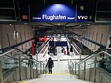 Deutsch: Bahnhof Dresden Flughafen