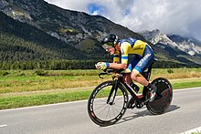 20180924 UCI жол бойынша әлем чемпионаты Инсбрук ерлер U23 ITT Марк Падун 850 7912.jpg