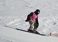 Daniel Bacher ved slopestyle-konkurrencen