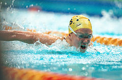 221000 - Swimming Kate Bailey action - 3b - 2000 Sydney event photo.jpg