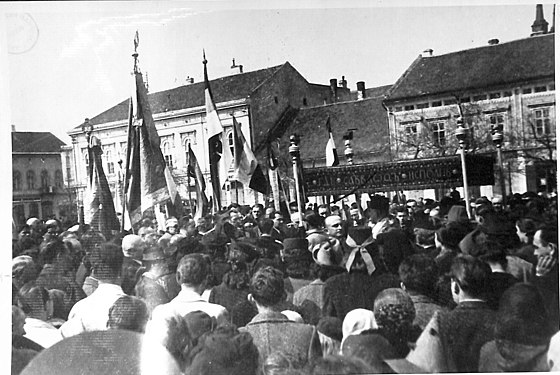 Демонстрације у Панчеву 27. март 1941.
