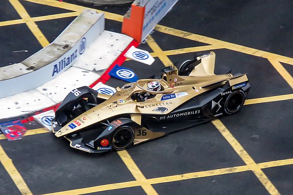 André Lotterer during the 2019 Hong Kong ePrix.