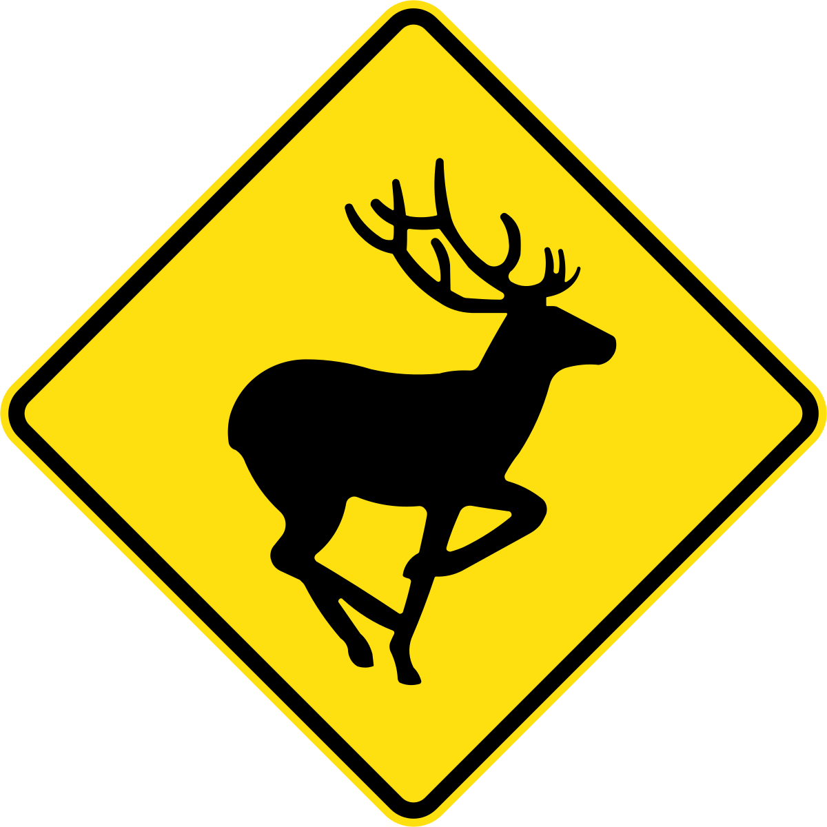 Дорожный знак олень. Дорожный знак осторожно олени. Знак олени на дороге. Знак животных.