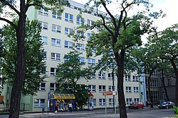 A 1400 90 z 1.08.1990 - Budynek Kliniki Pediatrii w zespole zabudowy Państwowego Szpitala Klinicznego nr 1 - Zabrze, ul. 3 Maja 15 KS.JPG