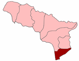 Distretto di Gali – Mappa