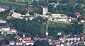 De overblijfselen van Kasteel Pappenheim bij het gelijknamige stadje
