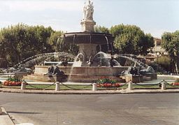 "Place de la Rotonde" i Aix-en-Provence