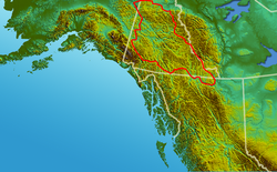 Alaska Panhandle-relief Yukon Plateau.png