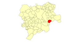 Fuente-Álamo – Mappa