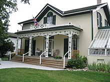 Александр Грэхем Белл в Брантфорде, Онтарио, Канада - Усадьба Белла, первый дом семьи Белл в Канаде, теперь сохранившийся как музей компании AG Bell.JPG