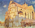 Moret Kilisesi, 65×81 cm, tuval üzeri yağlı boya, Rouen Güzel Sanatlar Müzesi, Rouen, 1889, 1893
