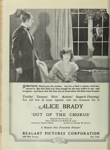 A kép leírása Alice Brady a kóruson kívülről, Herbert Blaché Film Daily 1921.png.