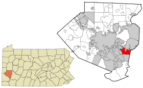 Localisation de North Versailles Township