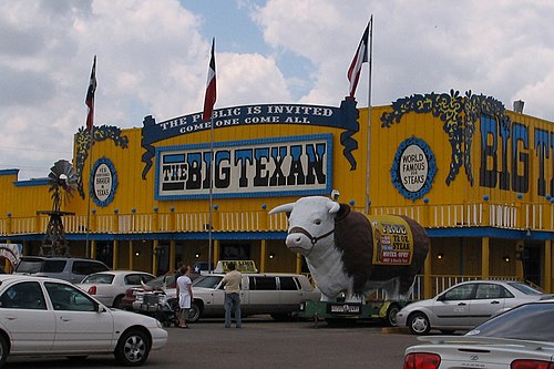 The Big Texan Steak Ranch in Amarillo, Texas