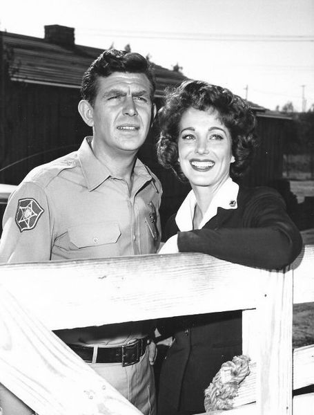 Andy Griffith and Julie Adams in 1962