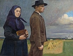 On the Way to Church, 1892