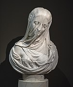 La Dame voilée par Antonio Corradini 1772