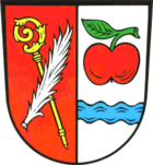 Wappen del cümü de Apfeltrach