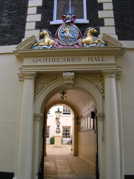 File:Apothecaries Hall entrance, Black Friars Lane EC4 - geograph.org.uk - 1271897.jpg