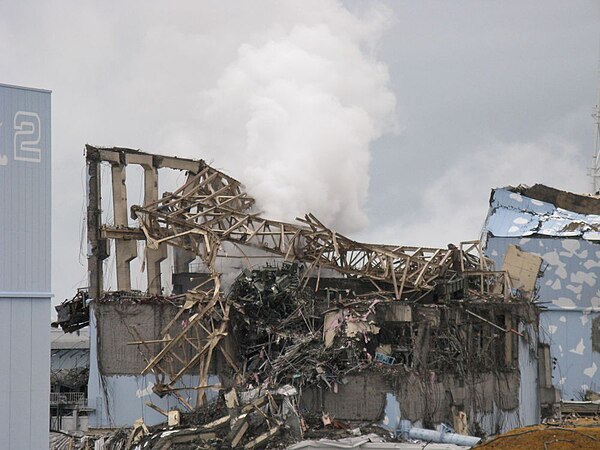 Unit 3 after the explosion on 15 March 2011.