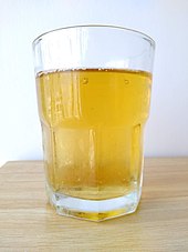 A beverage made from apple vinegar in China Apple vinegar beverage 1.jpg