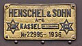 * Nomination Henschel & Sohn plaque on the Jiboia Locomotive, Catavento, São Paulo, Brazil. By User:Mike Peel --XRay 07:18, 21 January 2024 (UTC) * Promotion  Support Good quality, filename should be better --Plozessor 08:22, 21 January 2024 (UTC)