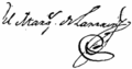 Autograph of the 1st Marquis of Larrain.png