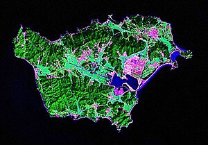 Landsat-kuva Baengnyeongista