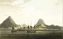 View of the Island of Banda-Neira captured by the British on 9 August 1810