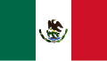 Bandera republicana usada en México entre 1824 y 1879 con muchas variantes.