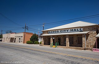 <span class="mw-page-title-main">Bangs, Texas</span> City in Texas, United States