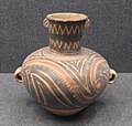 Painted pottery jug from the Banshan 半山 phase (circa 2700 BC to 2300 BC) of the Yangshao culture