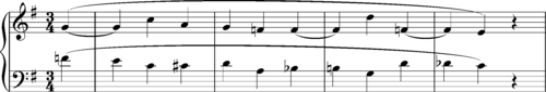 Beethoven Piano Sonata Op. 90, first movement bars 110-113 Beethoven Piano Sonata Op. 90, first movement bars 110-113.png