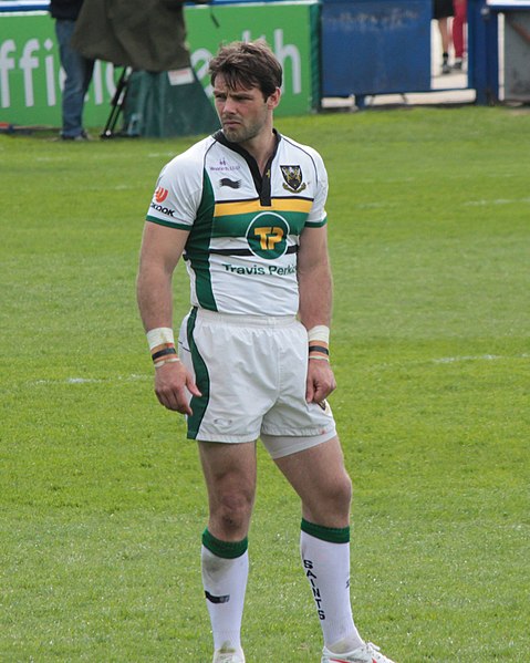 Ben Foden playing for Northampton in 2012