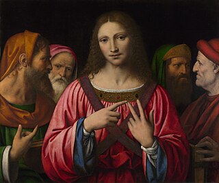 <i>Christ among the Doctors</i> (Luini) Painting by Bernardino Luini