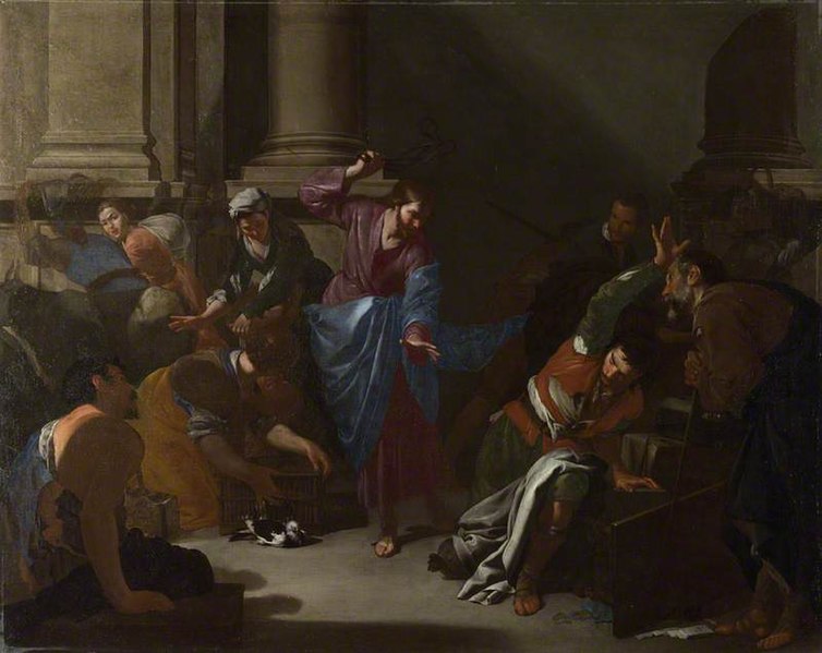 File:Bernardo Cavallino (1616-1622-1654-1656) - Christ driving the Traders from the Temple - NG4778 - National Gallery.jpg