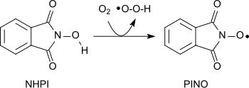 Formation of the PINO radical Bildung des PINO-Radikals.svg