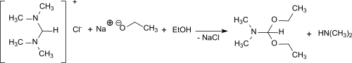 Synthese von Dimethylformamid-diethylacetal