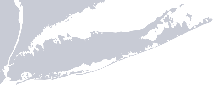 Blank Long Island map