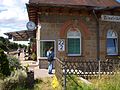 Empfangsgebäude mit Hausbahnsteig